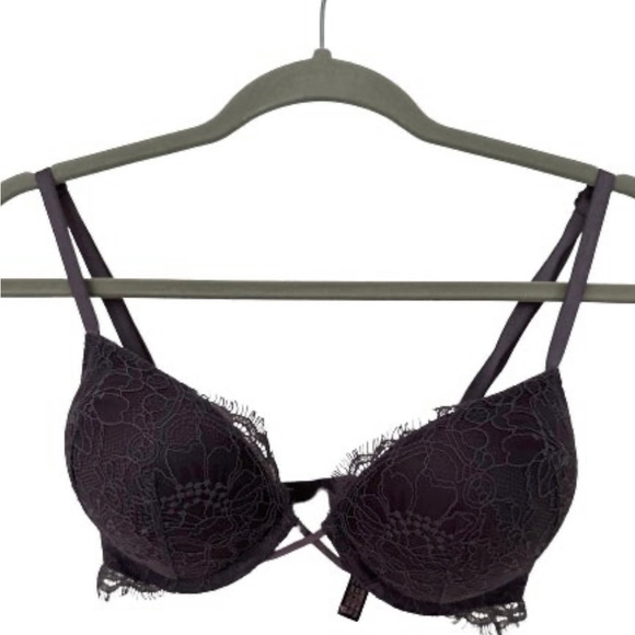 New Victoria's Secret Woman's Dream
Angels Lace Push Up Bra Brown, Sz 34C - Picture 1 of 12